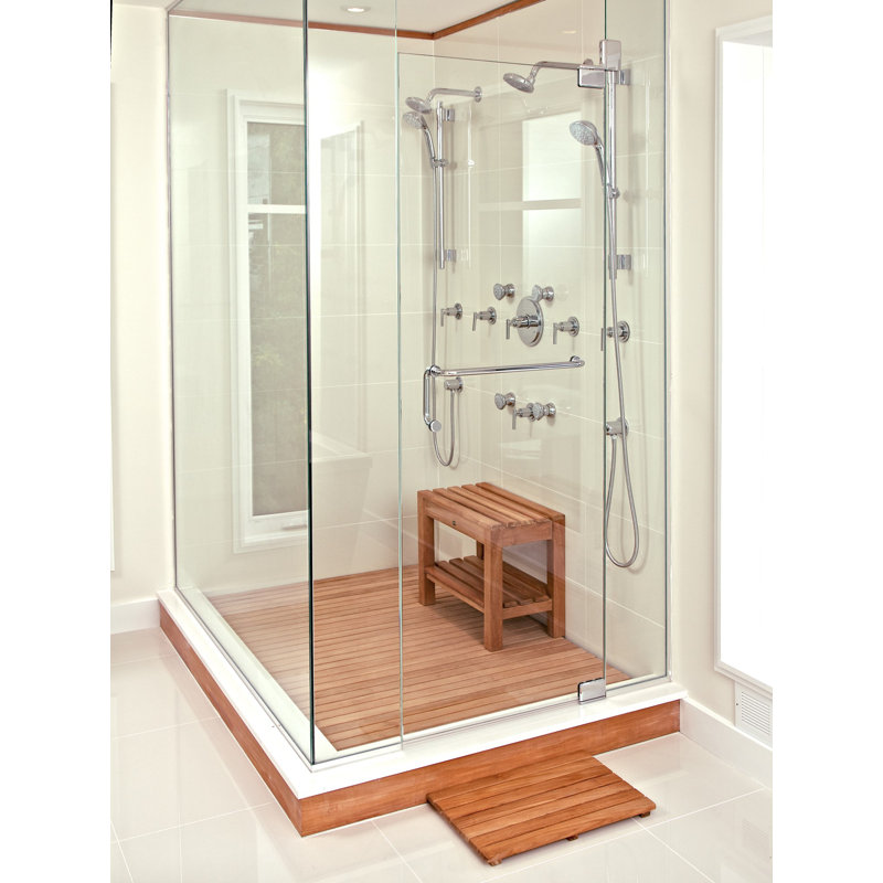 ARB Teak & Specialties Teak Shower Bench & Reviews | Wayfair